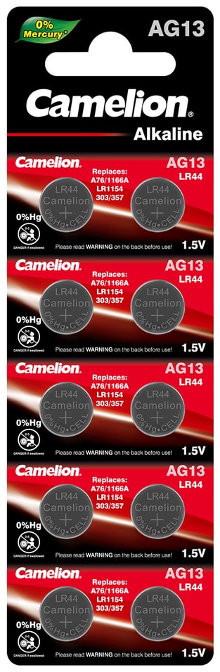 Батарейки Camelion Alkaline AG13 10шт