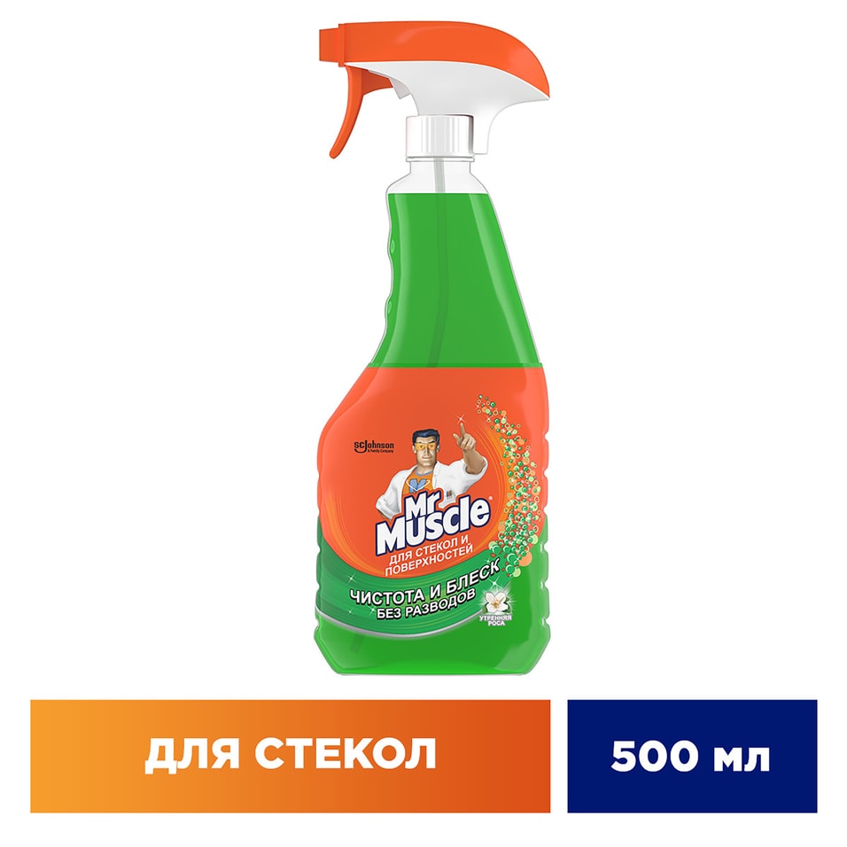 Средство для мытья стекол Mr.Muscle Профессионал Утренняя роса 500мл