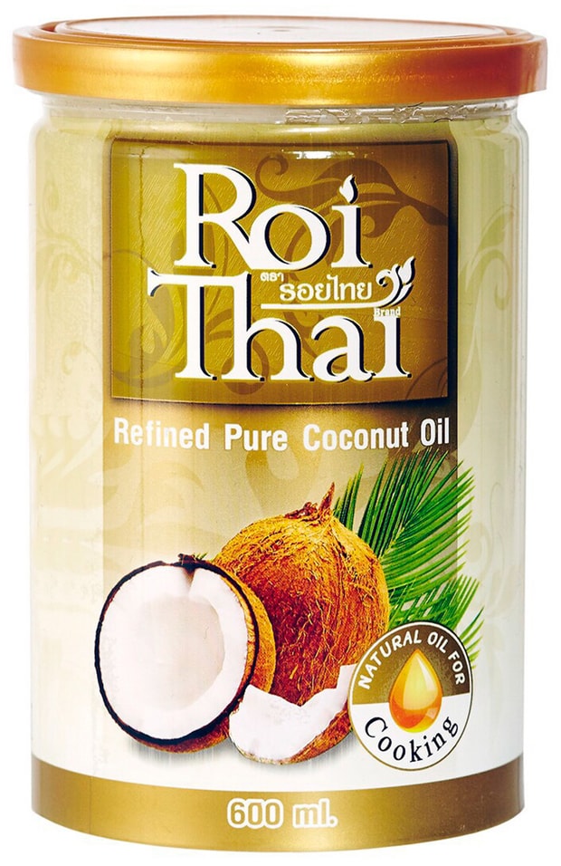Масло 600 мл. Кокосовое масло roi Thai. Кокосовое масло roi Thai 600 мл. Масло кокосовое roi Thai рафинированное, 1 л. Roi Thai масло кокосовое производитель.
