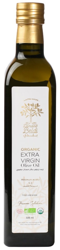 Масло оливковое Domaine Beldi Organic Extra Virgin 500мл