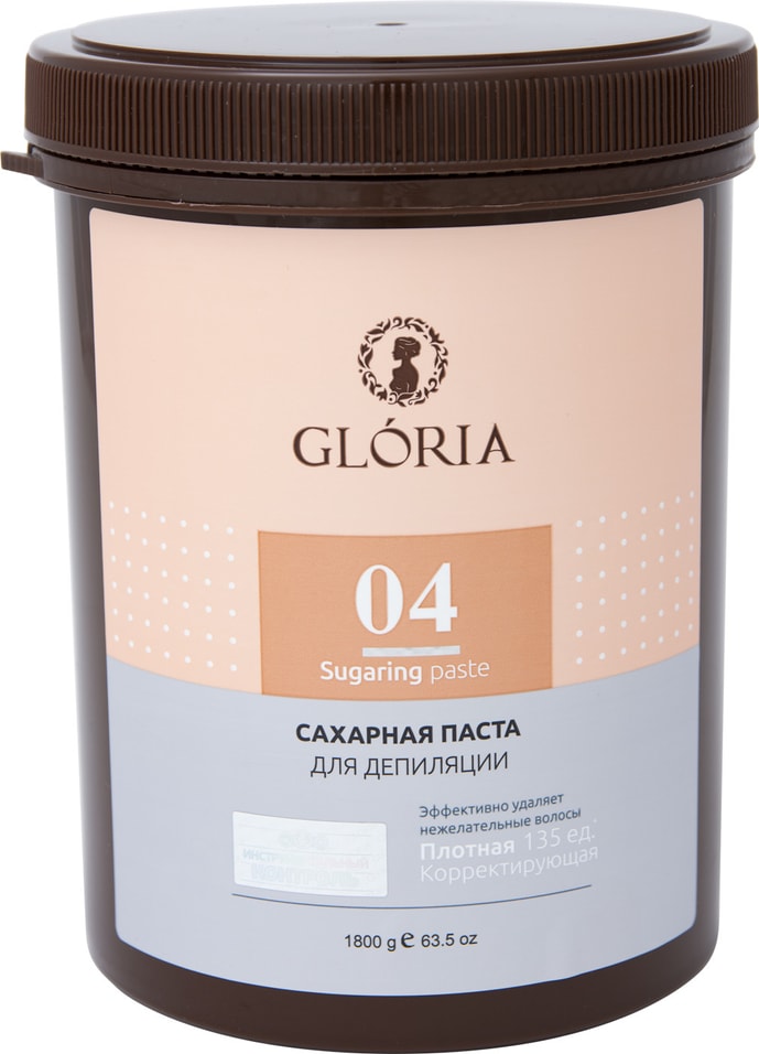 Сахарная паста Gloria для депиляции плотная 1.8кг