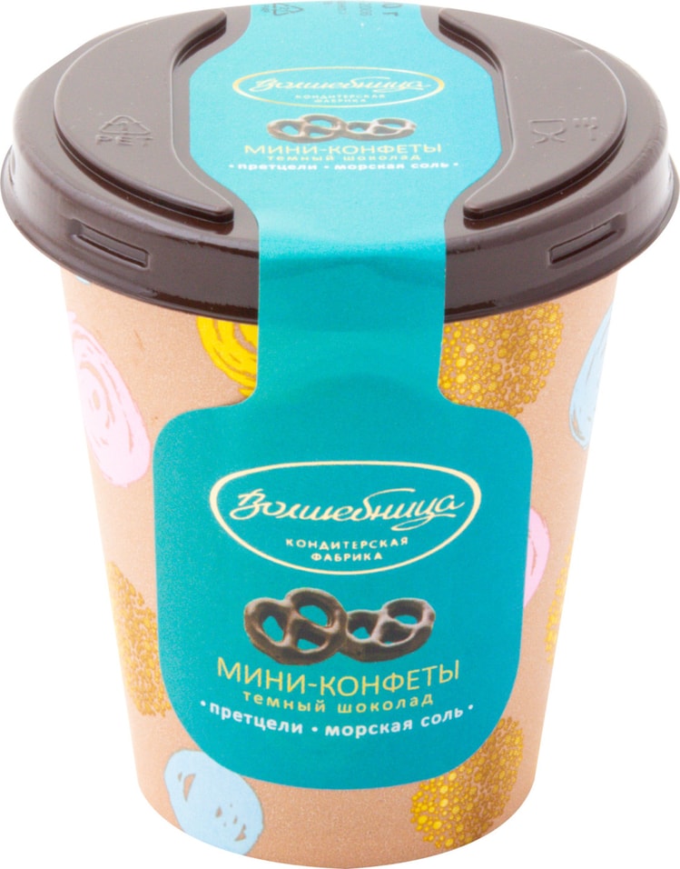 Конфеты Волшебница Претцели в шоколаде 30г