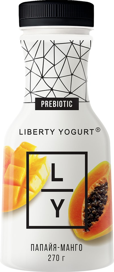 Йогурт Liberty Yogurt Папайа манго 1.5% 270г