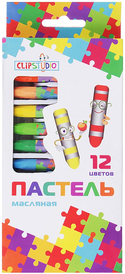 Пастель масляная Clipstudio 12 цветов