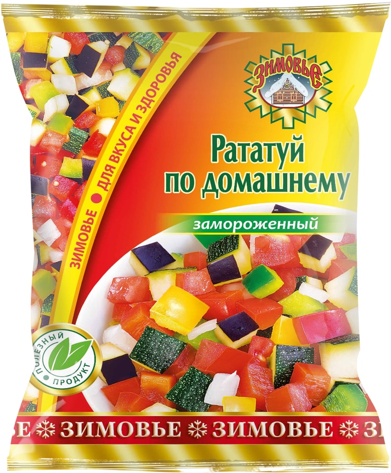 Смесь овощная Зимовье Рататуй замороженный 400г