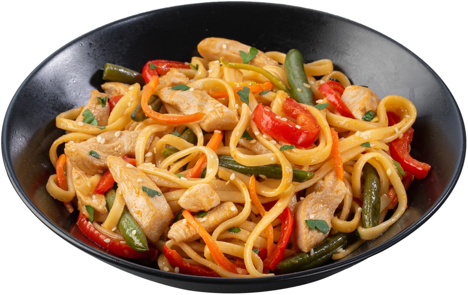 Лапша Creative Kitchen Вок с курицей и овощами 250г