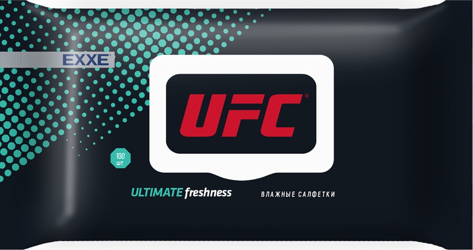 Салфетки влажные EXXE UFC Ultimate freshness 100шт от Vprok.ru