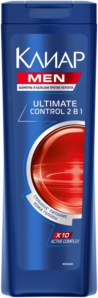 Шампунь для волос Клиар Men Ultimate control Против перхоти 400мл 389₽