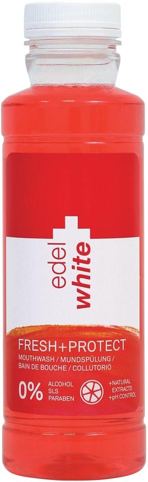 Ополаскиватель для полости рта Edel+White Fresh+Protect 400мл