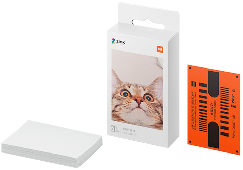 Бумага для фотопринтера Xiaomi Mi Portable Photo Printer Paper 5.08*7.62см 20шт от Vprok.ru
