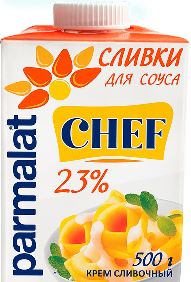 Соус сливочный Parmalat Сливки для соуса 23% 500мл от Vprok.ru