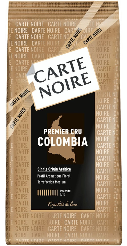 Кофе Carte Noire Premier Cru Colombia в зернах 800г