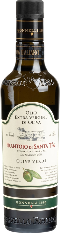 Масло оливковое Gonnelli 1585 Frantoio di Santa Tea Raccolta di olive verdi 500мл