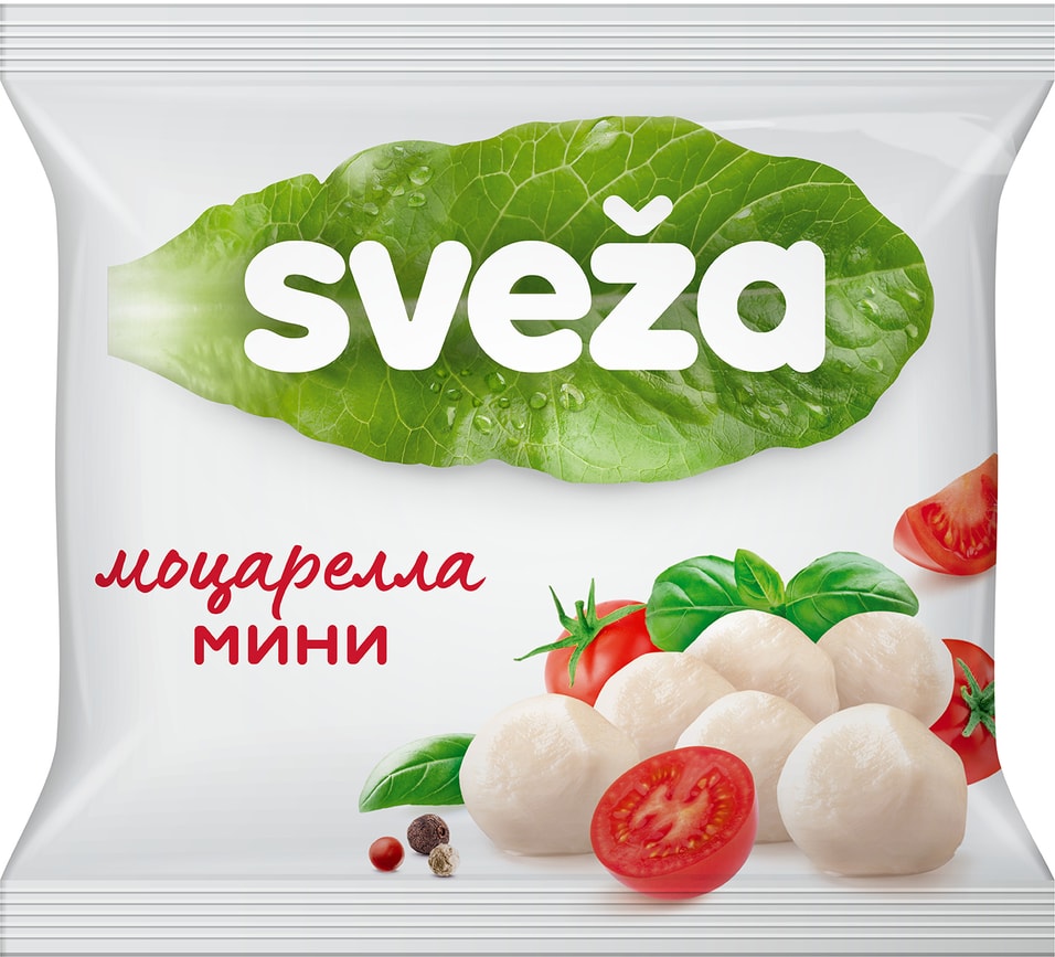 Сыр Sveza Моцарелла мини 45% 100г - Vprok.ru Перекрёсток
