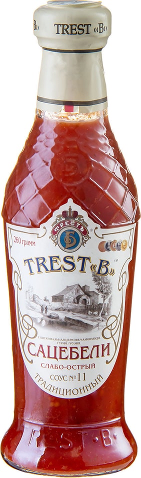 Соус Trest B Сацебели Традиционный слабо-острый №11 260г