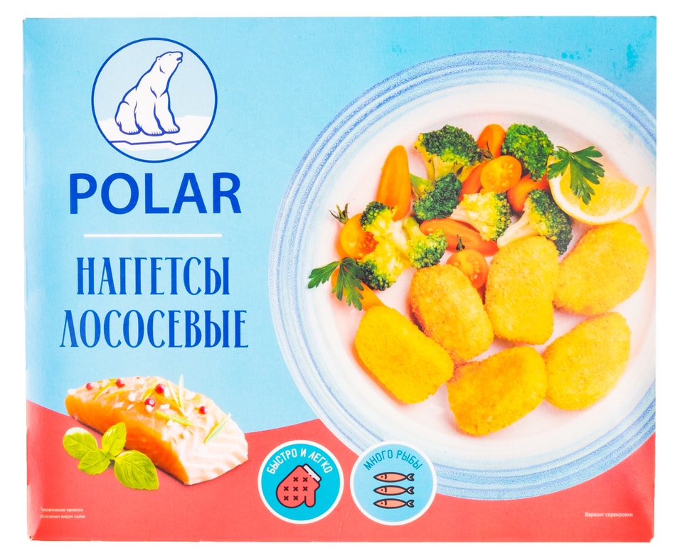 Наггетсы лососевые Polar в панировке 300гс доставкой 291₽