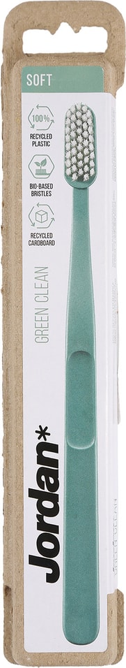 Зубная щетка Jordan Green Clean Soft мягкая зеленая