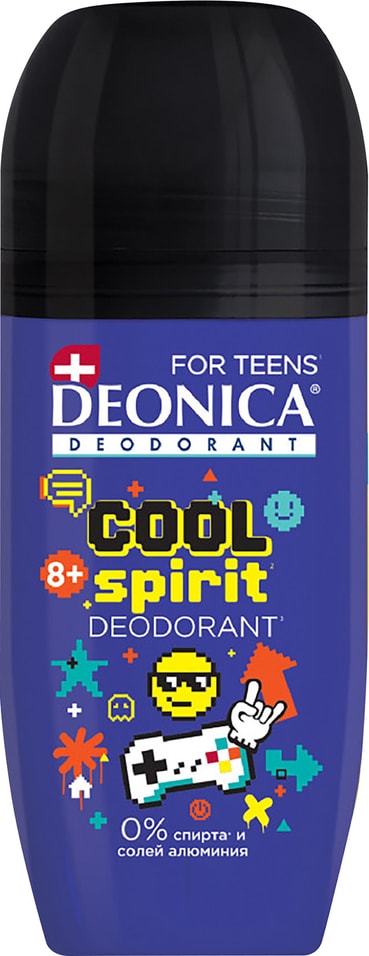 Дезодорант Deonica For teens Cool Spirit детский для мальчиков 50мл