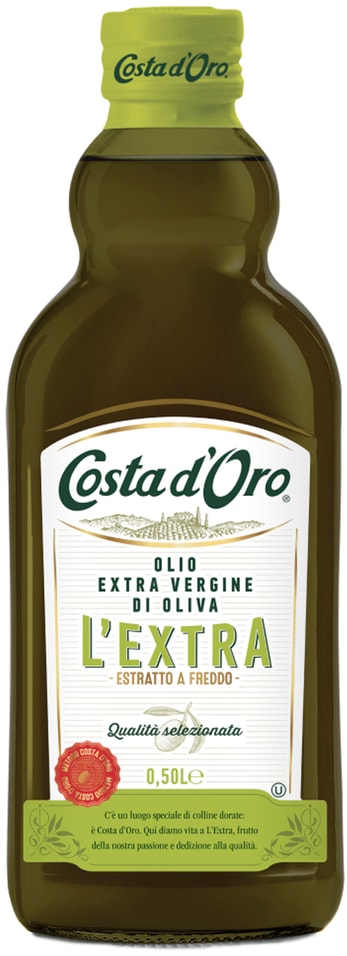 Масло оливковое Costa dOro Extra Virgin нерафинированное 500мл