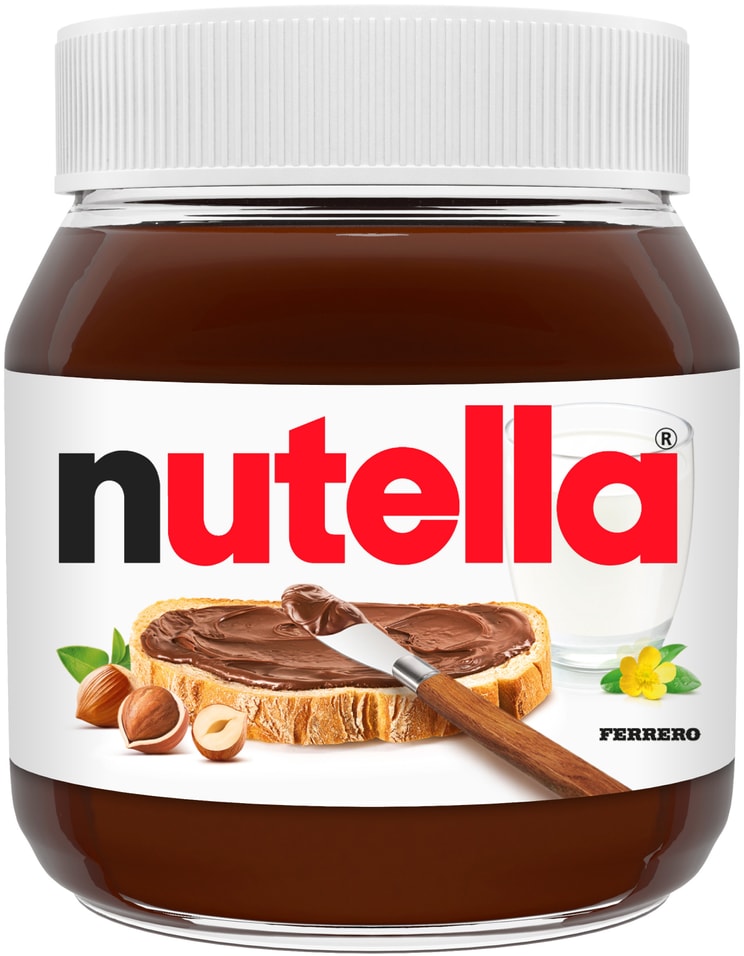 Паста Nutella ореховая с добавлением какао 350г 534₽