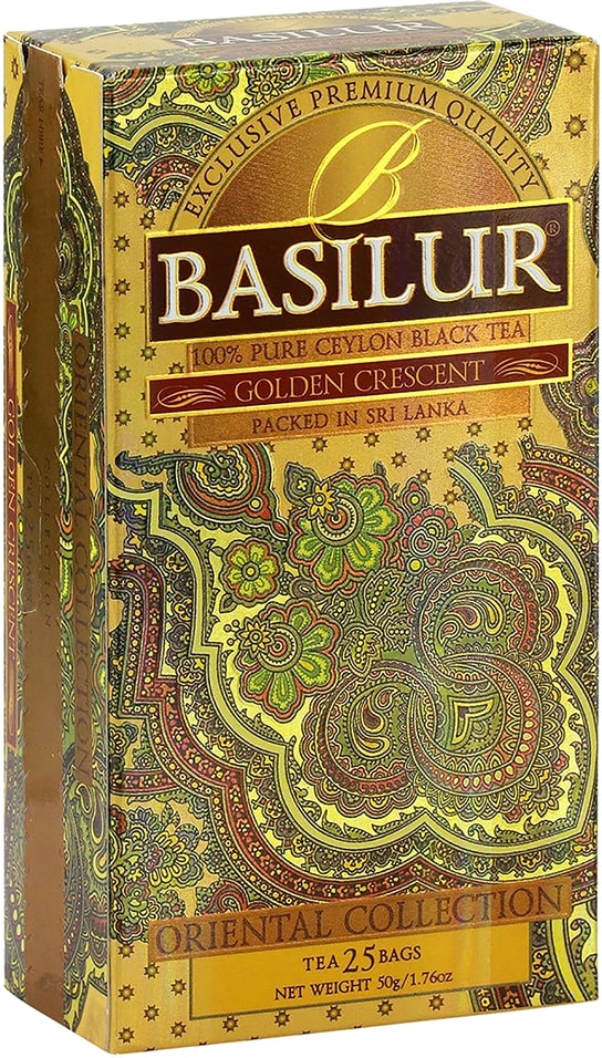 Чай Basilur Восточная коллекция золотой месяц 25*2г