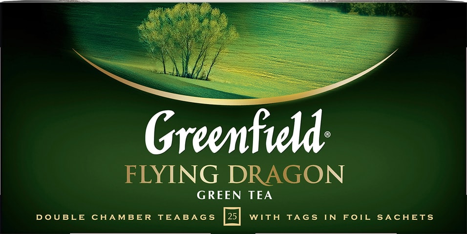Чай зеленый Greenfield Flying Dragon 25*2г от Vprok.ru