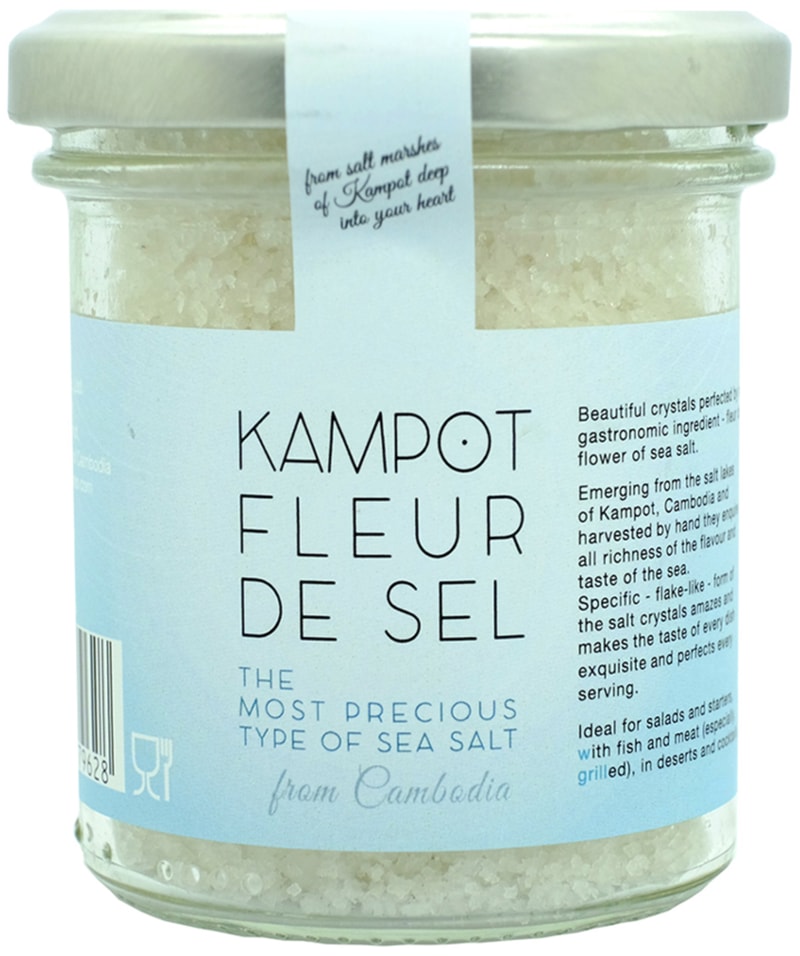 Соль Kruntei Fleur de sel морская 100г
