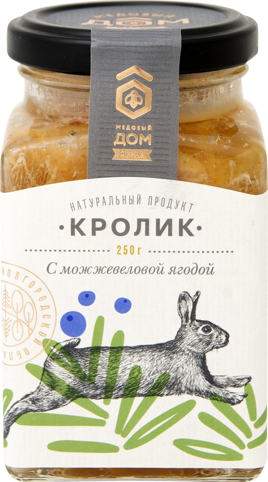 Кролик Медовый дом ферма с можжевеловой ягодой 250г от Vprok.ru