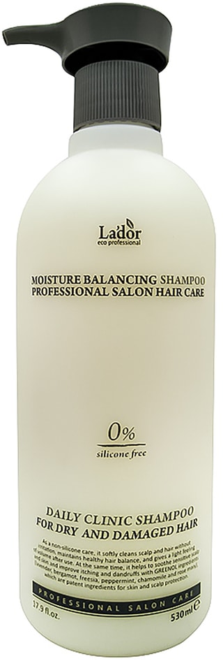 Шампунь для волос LaDor Moisture Balancing Shampoo Увлажняющий 530мл