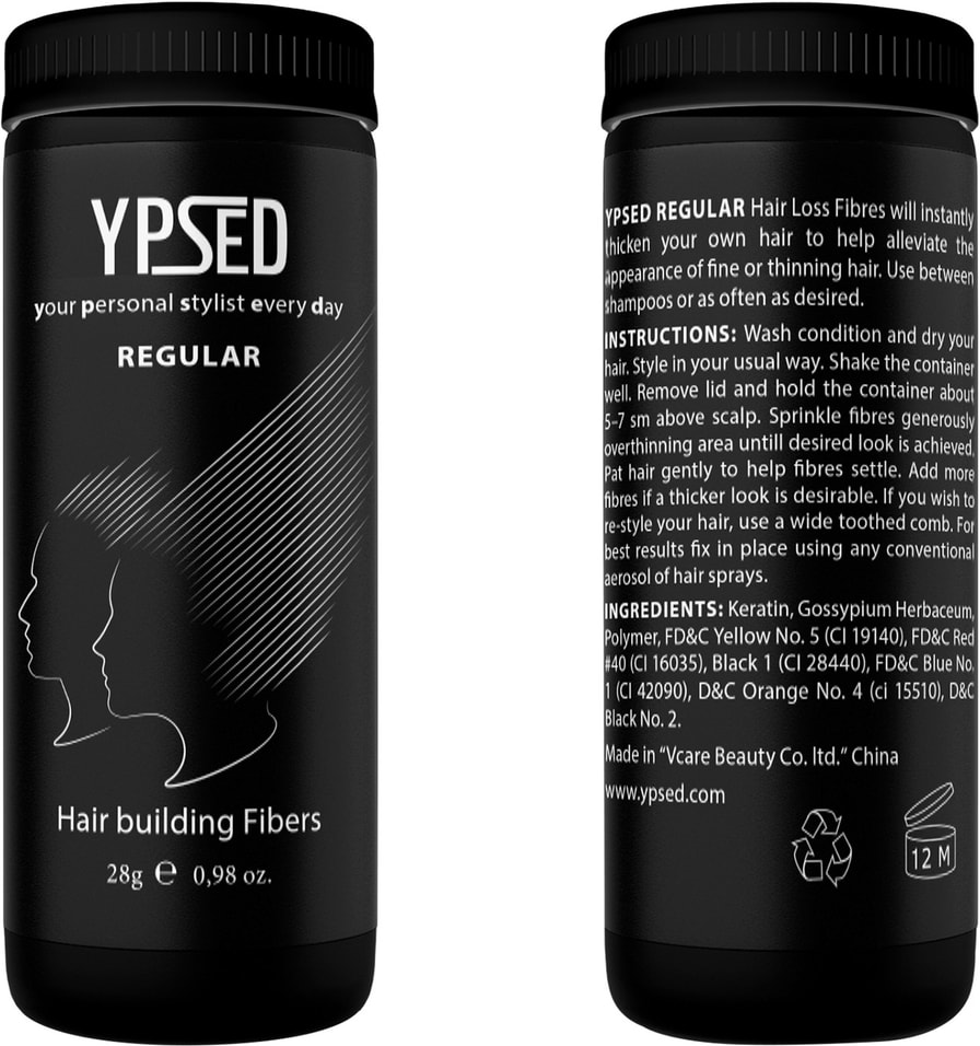 Отзывы о Камуфляже для волос Ypsed Regular Black 28г