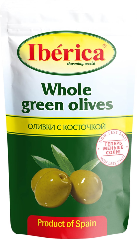 Оливки Iberica с косточкой 170г