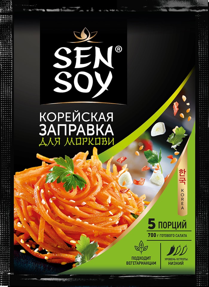 Заправка Sen Soy Корейская для моркови 47% 80г