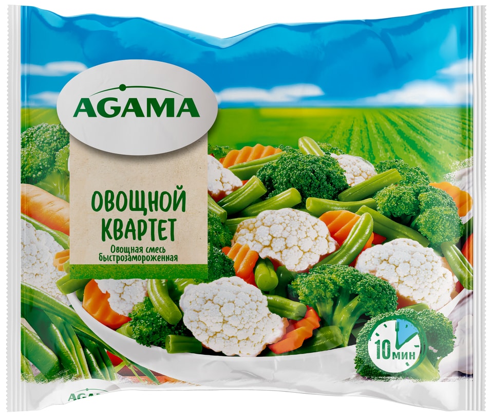 Смесь овощная Agama Овощной квартет 400гс доставкой 149₽