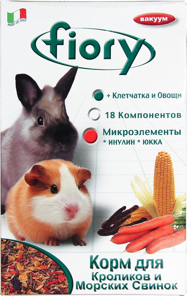 Корм для морских свинок и кроликов Fiory 850г