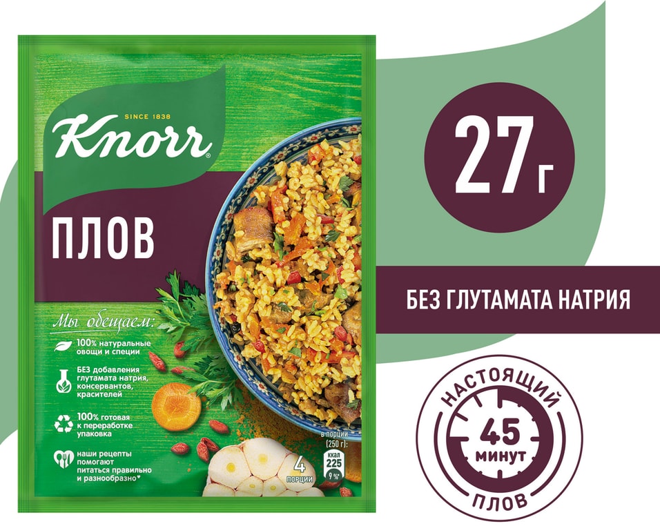 Приправа Knorr На второе Плов 27г