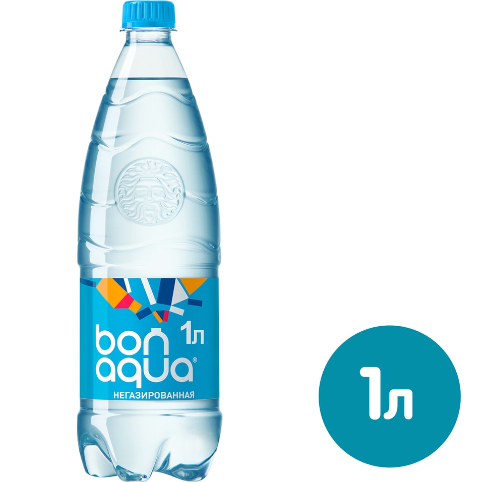 Вода Bonaqua питьевая негазированная 1л