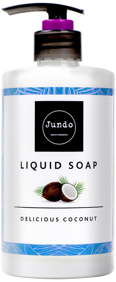 Крем-мыло Jundo Delicious coconut Увлажняющее с гиалуроновой кислотой 500мл