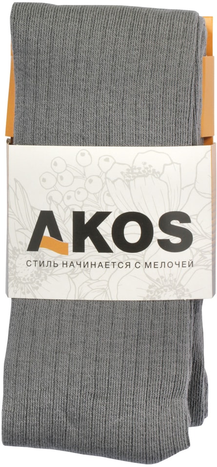 Колготки детские Akos темно-серый р.110-116 от Vprok.ru