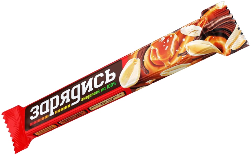 Батончик Коммунарка Зарядись 50г - Vprokru Перекрёсток 49₽