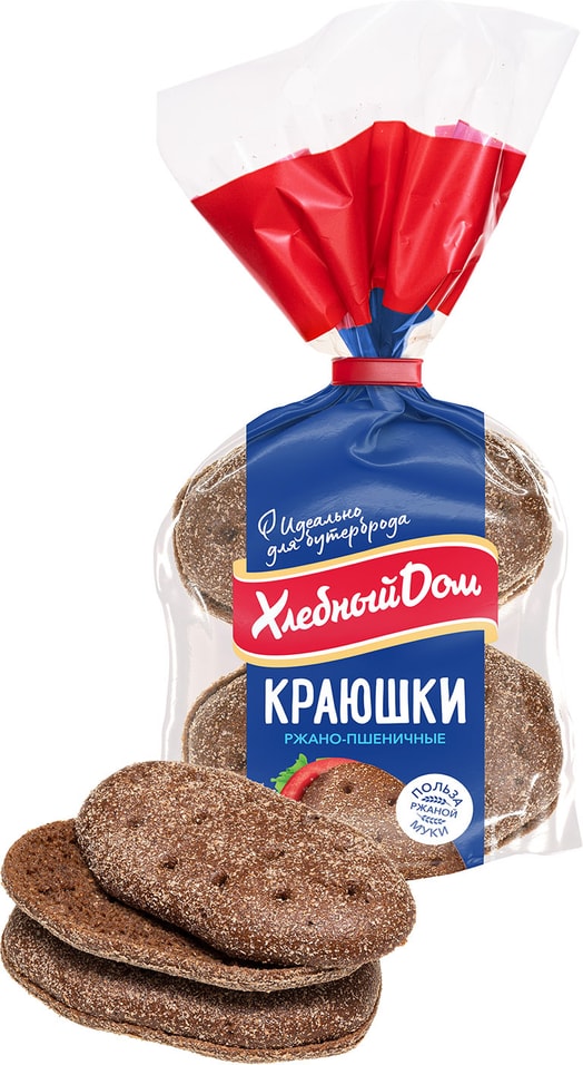Лепешки Хлебный Дом Краюшки ржано-пшеничные 240г от Vprok.ru