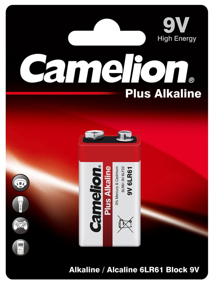 Батарейка Camelion Plus Alkaline 9V от Vprok.ru