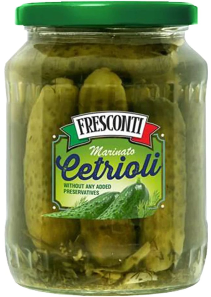 Огурчики Fresconti маринованные 680г. Доставим до двери!