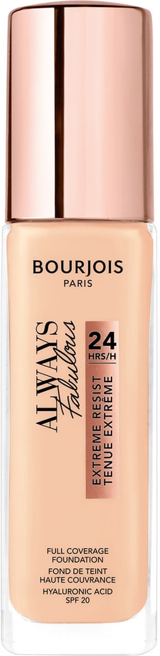 Крем тональный для лица Bourjois Always Fabulous Full Coverage Foundation Тон 100 от Vprok.ru