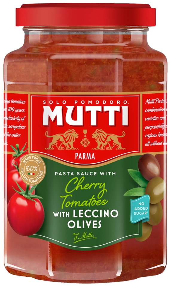 Соус томатный Mutti с оливками 400г