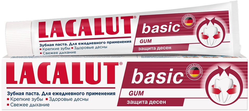 Зубная паста Lacalut Basic Gum 75мл