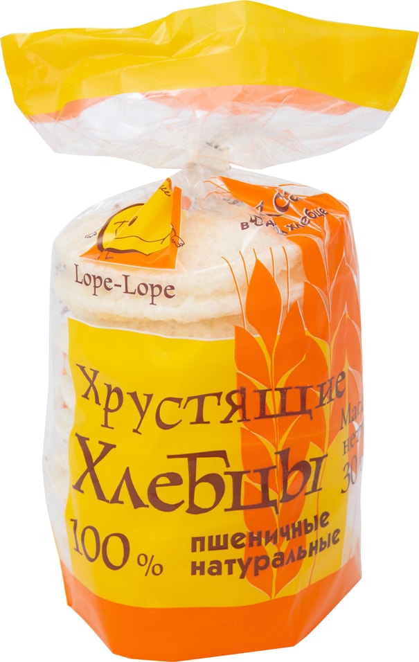 Хлебцы Lope-Lope Хрустящие пшеничные 30г