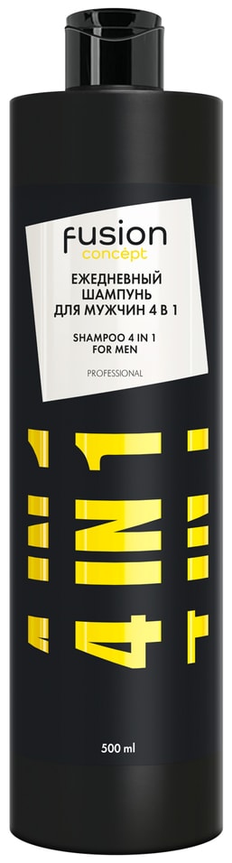 Шампунь для волос Concept Fusion Ежедневный для мужчин 4в1 500мл
