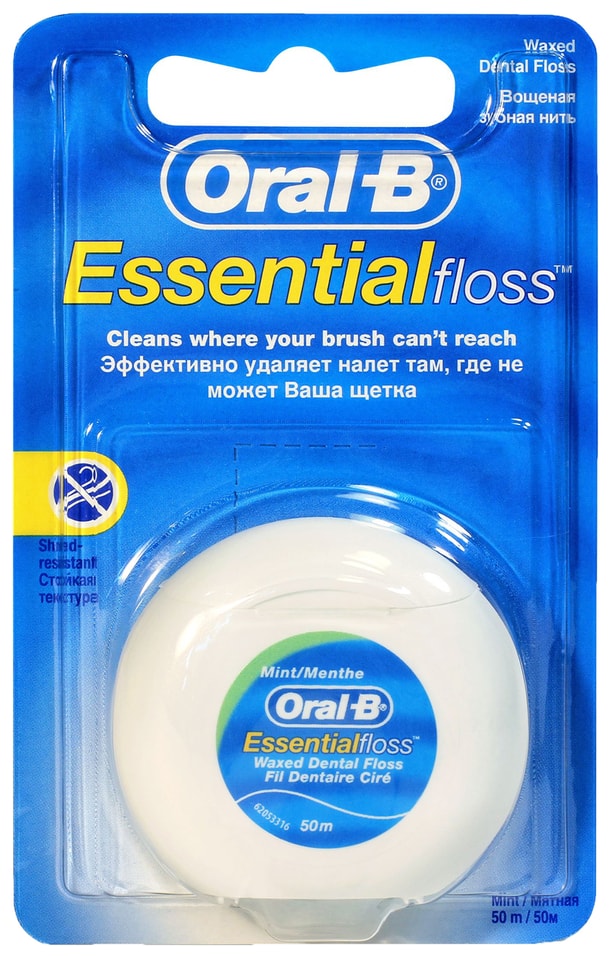Зубная нить Oral-B Essential floss 50м от Vprok.ru