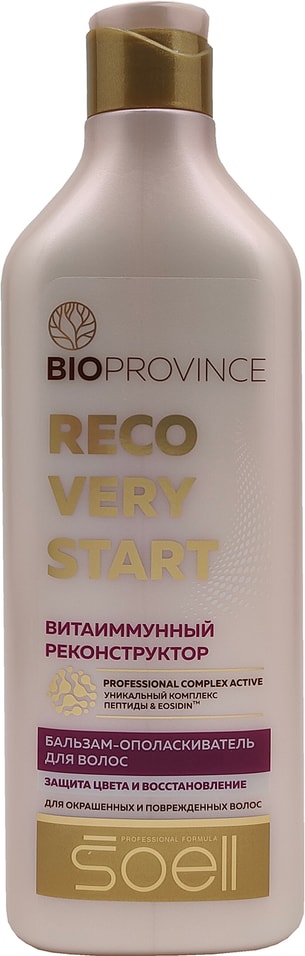 Бальзам-ополаскиватель для волос Soell BioProvince Recovery Start для окрашенных 400мл