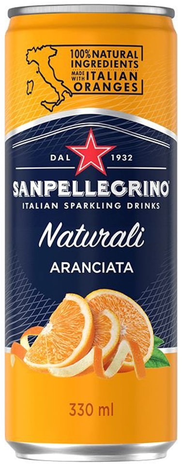 Напиток Sanpellegrino с соком Aranciata 330мл